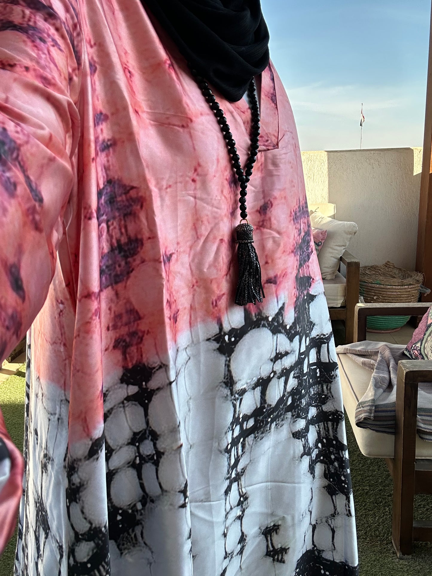 Ocean Satin dress