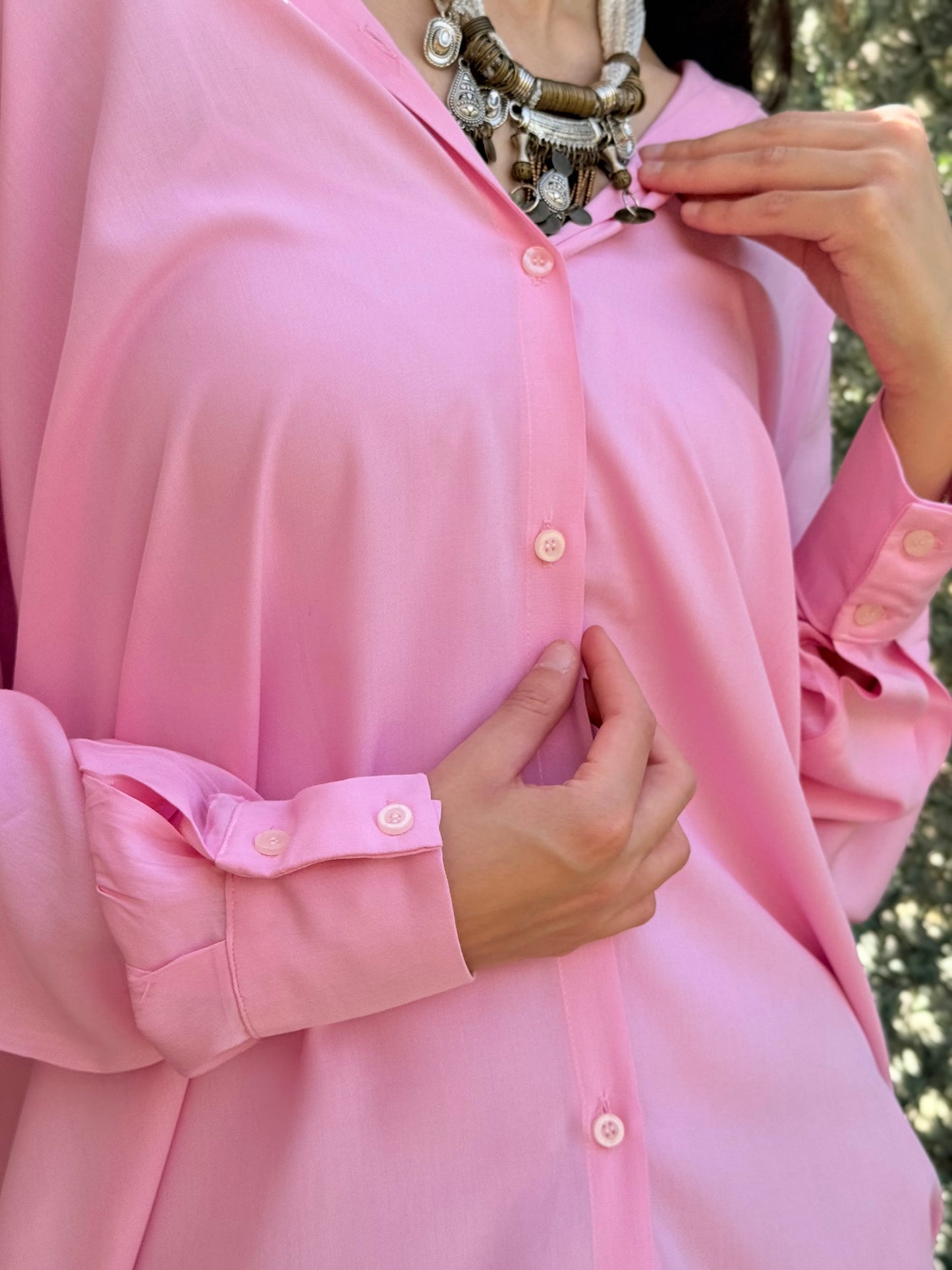Pink Cotton Shirt