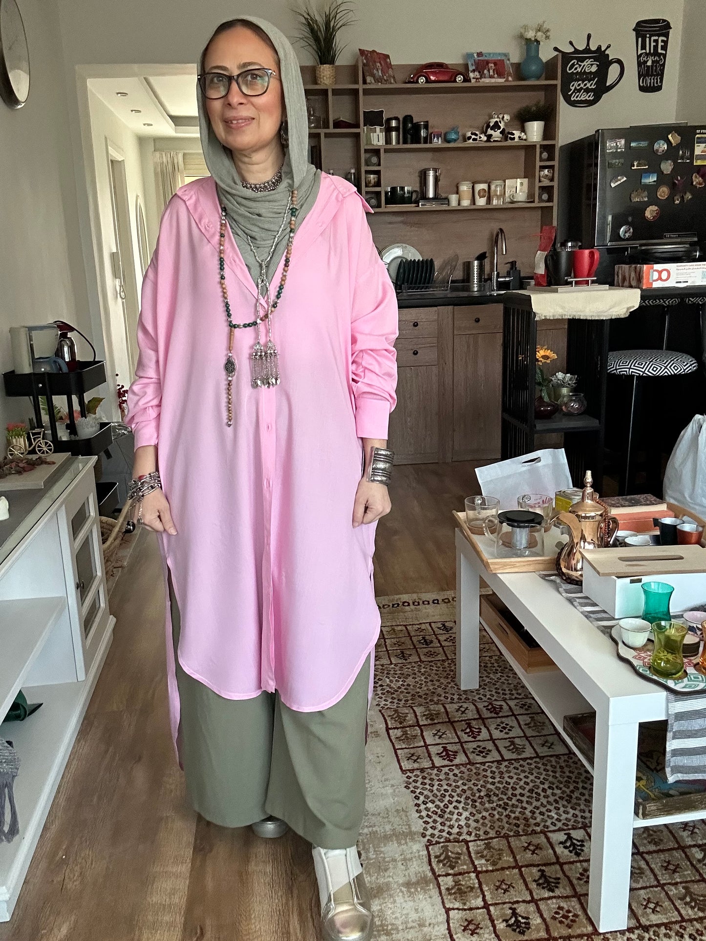 Pink Cotton Shirt
