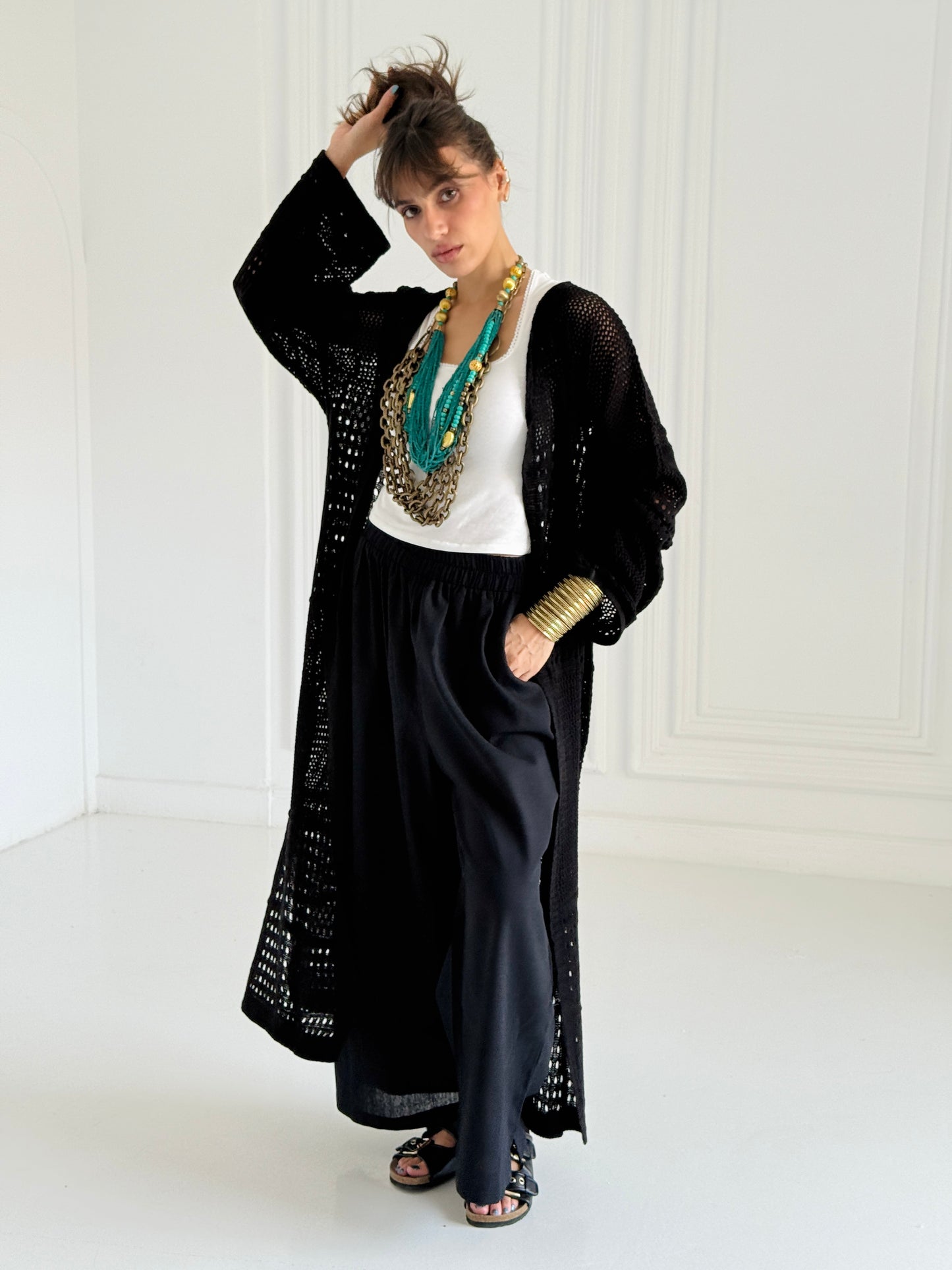 Linen wide Leg Pants