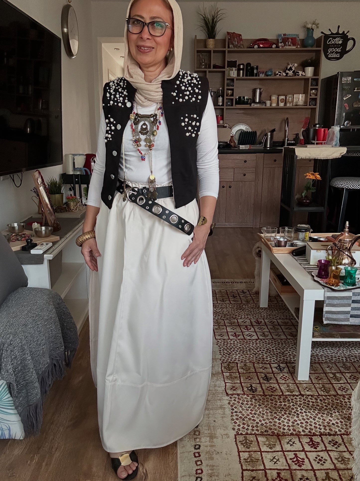 Peal Denim Vest (Black Color)