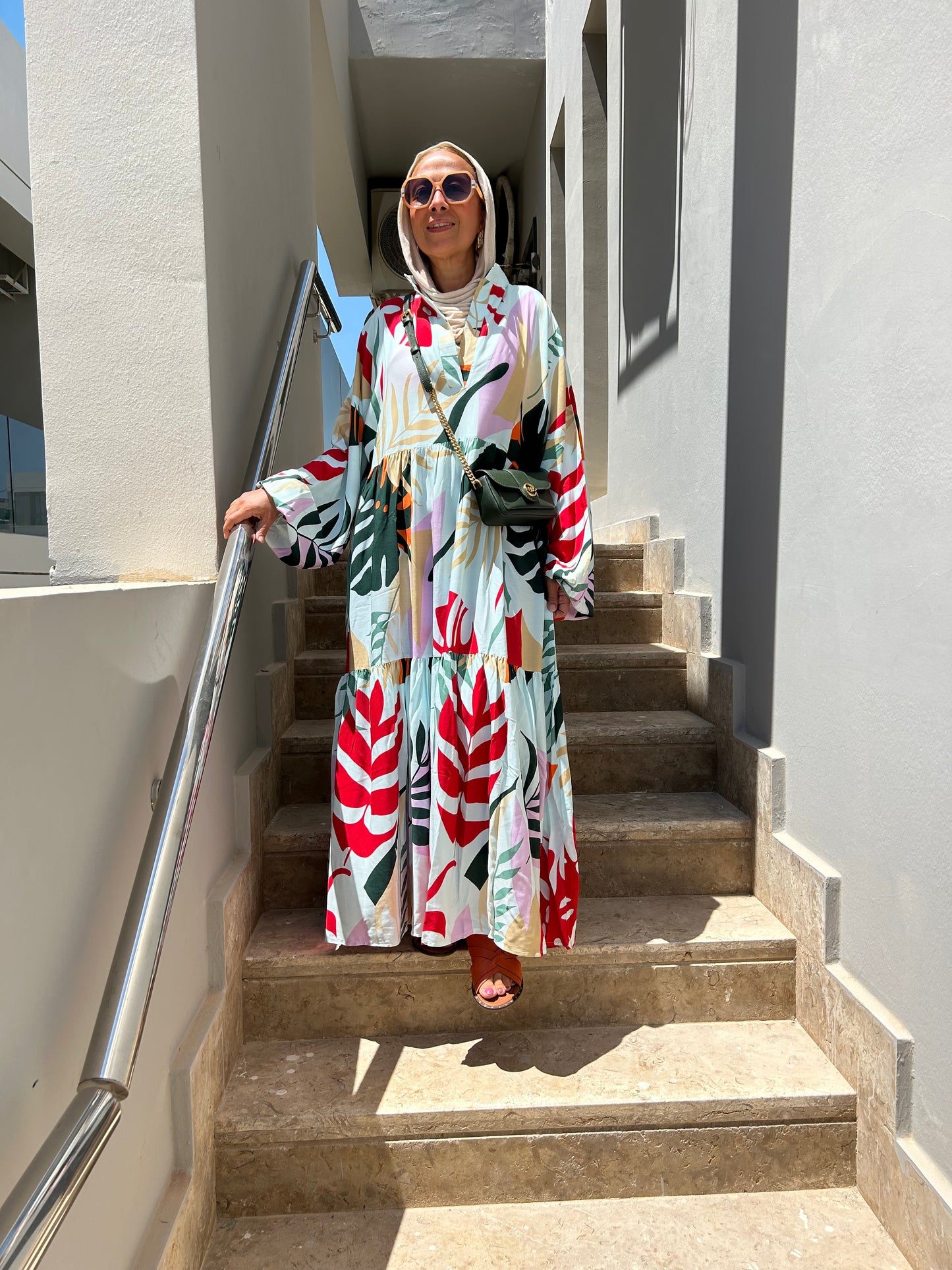 Cotton Feathers dress