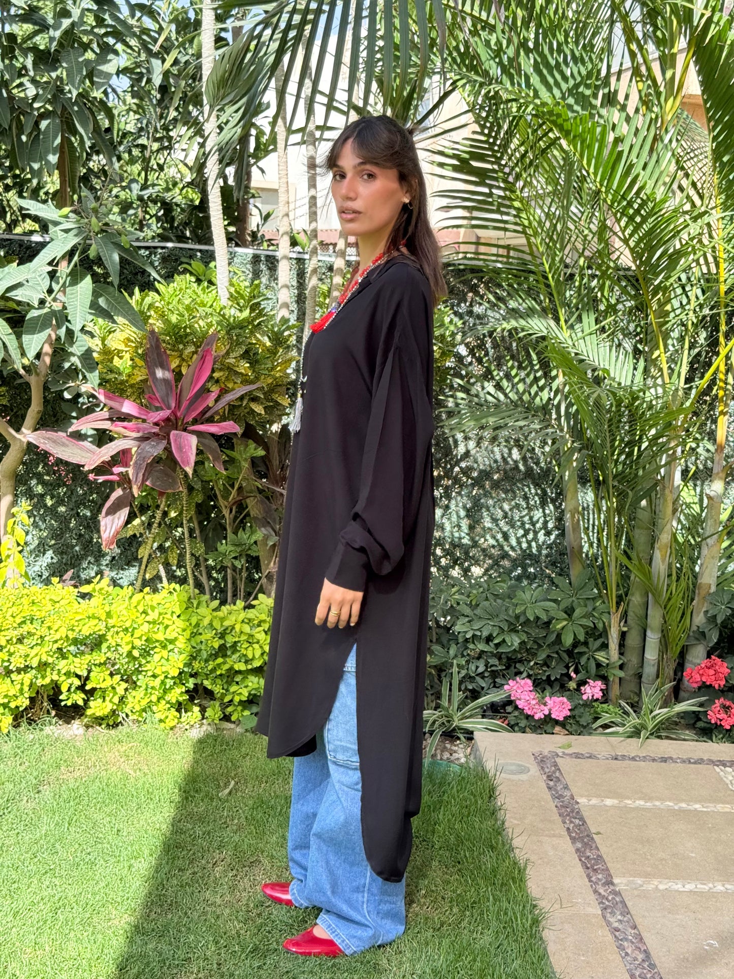 Black Cotton Shirt
