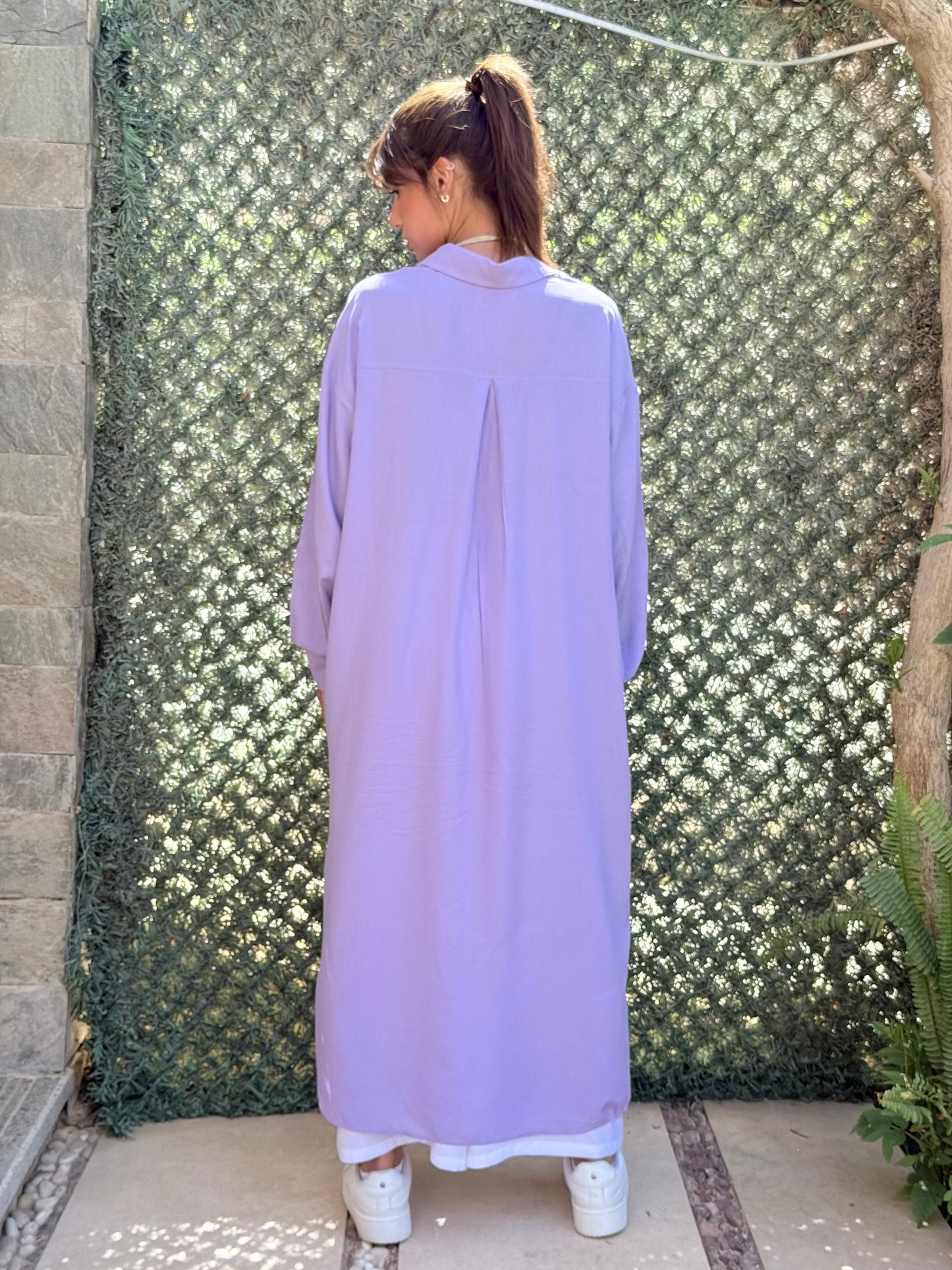Lavender Cotton Shirt