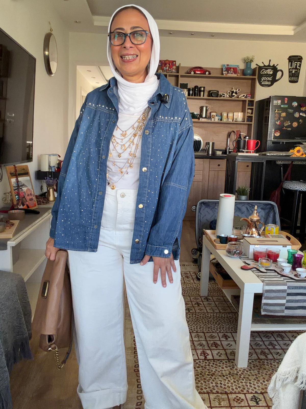 Sparkle Denim Shirt