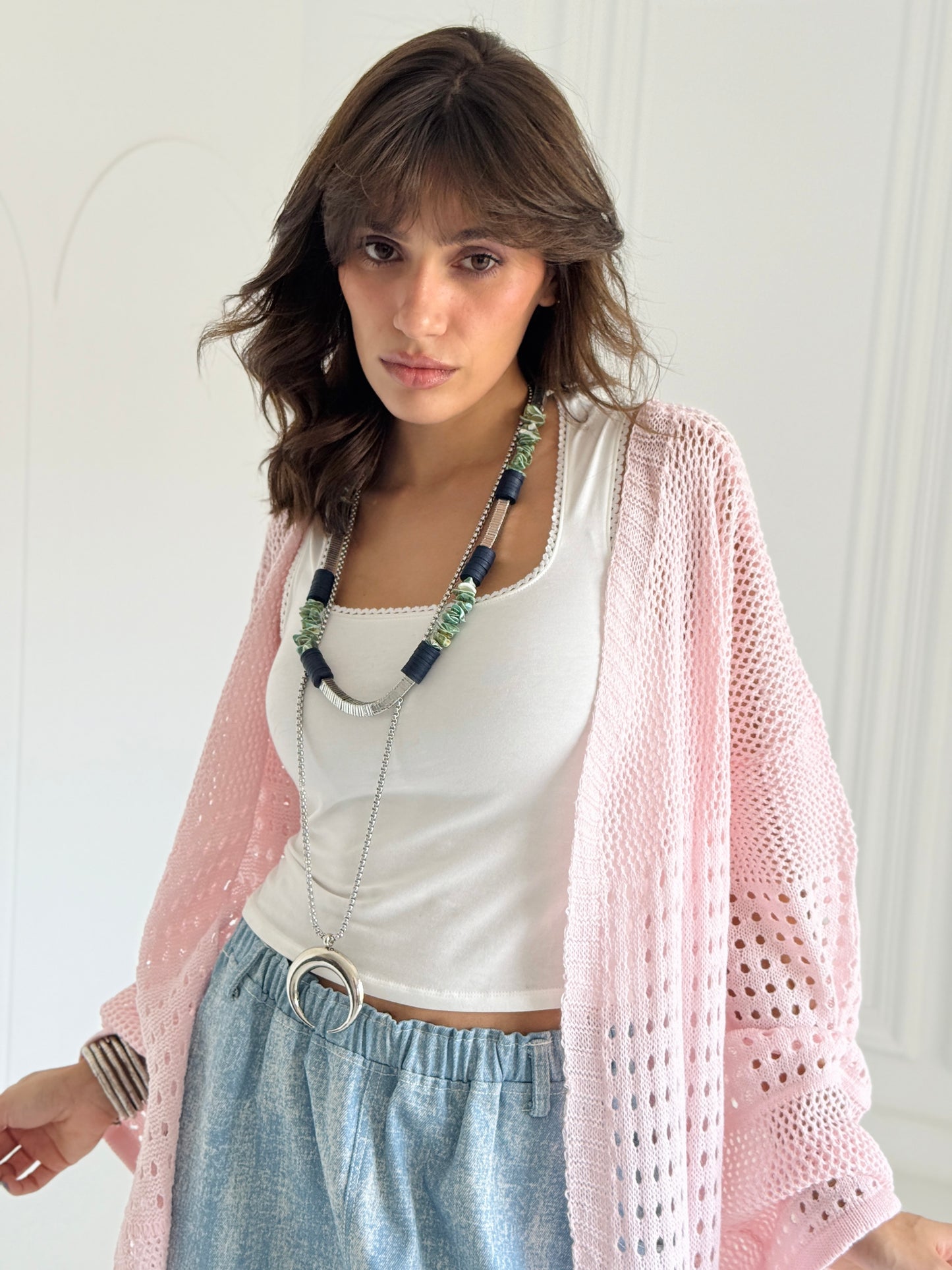 Porto Cotton Summer knit Cardigan
