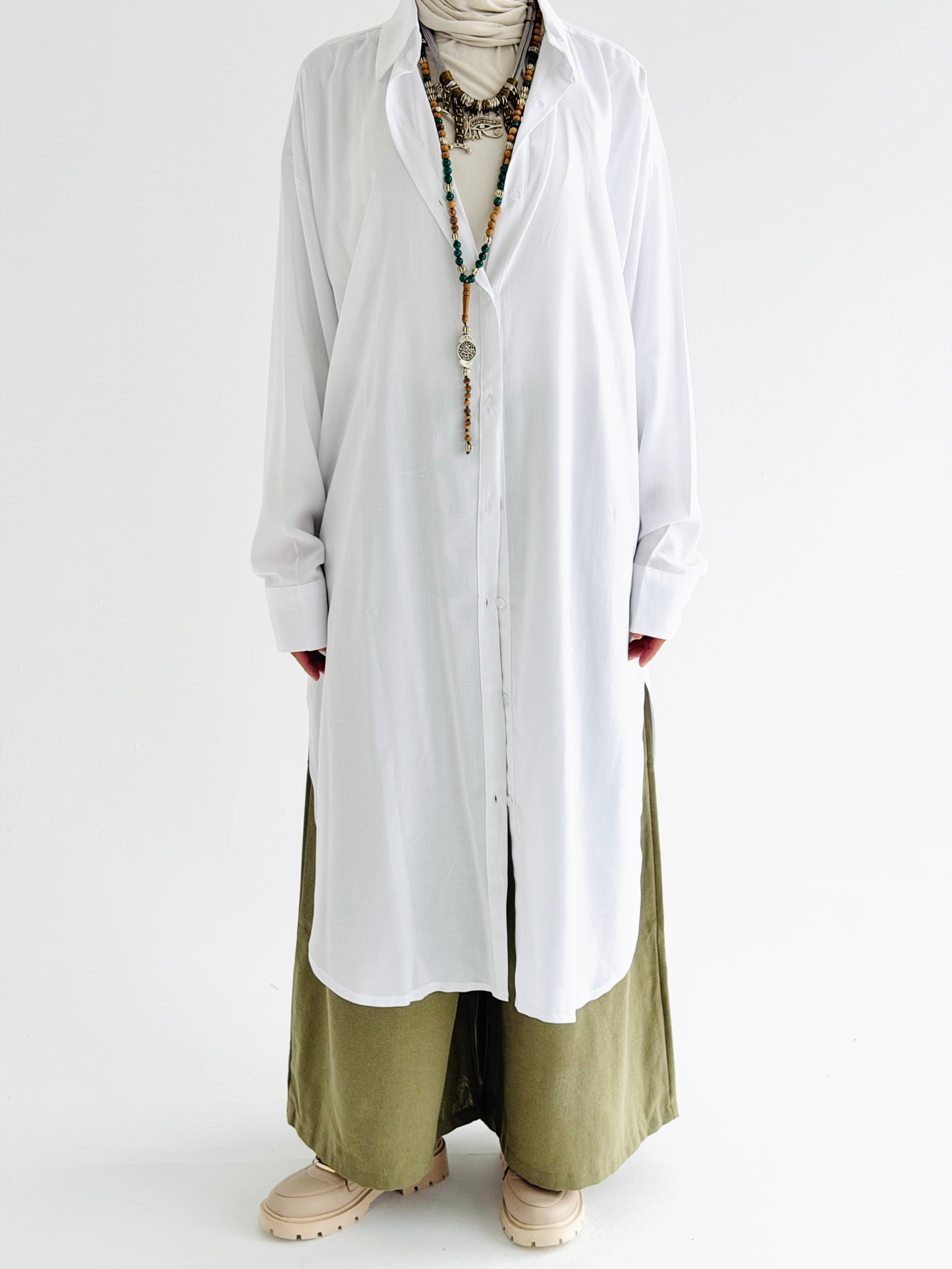 All season white shirt