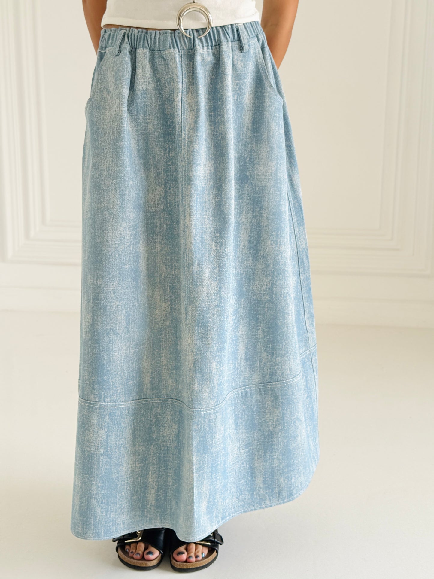 Denim Skirt Light blue