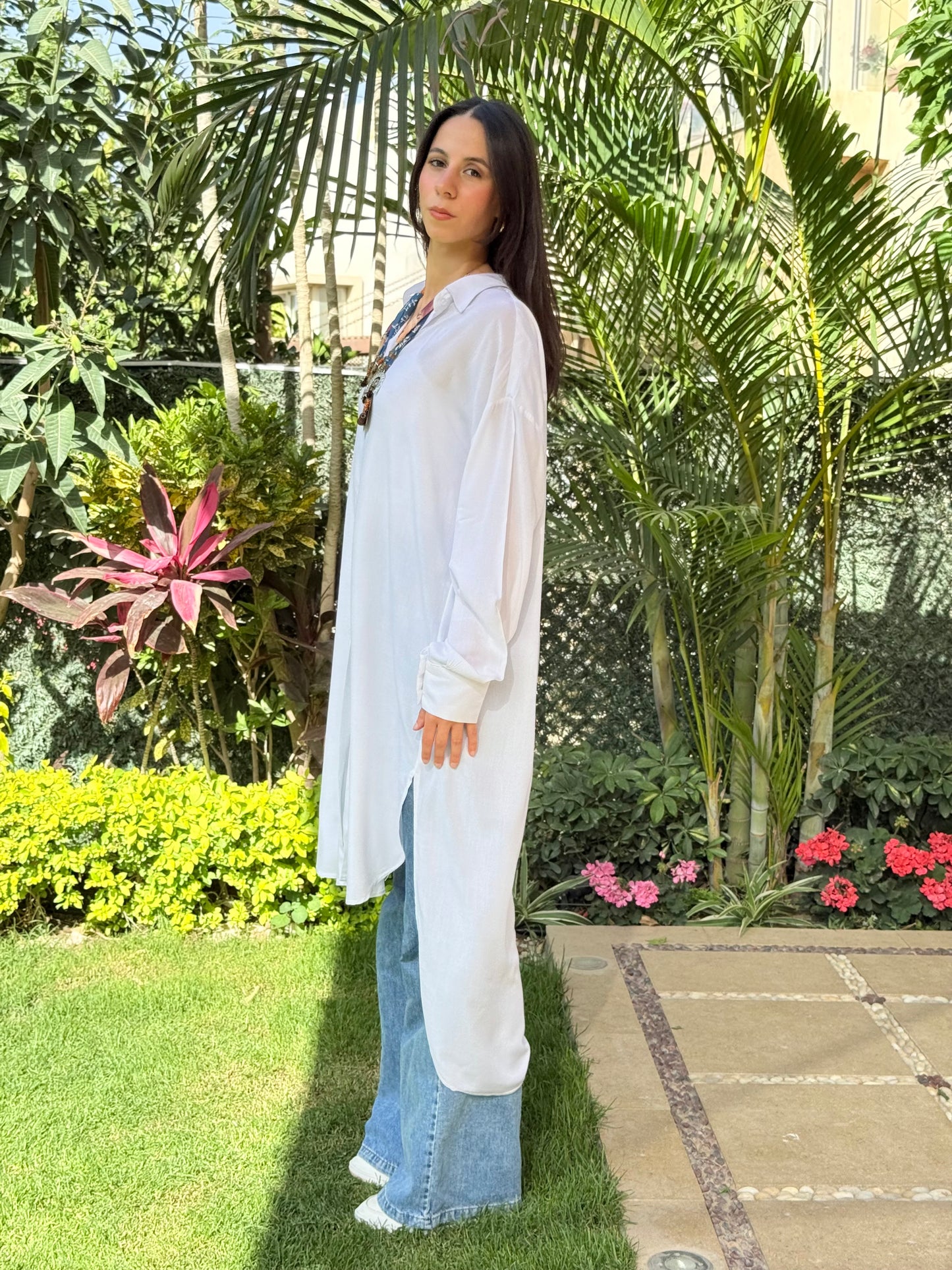 All season white shirt