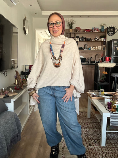 Winter Ease knit Cape