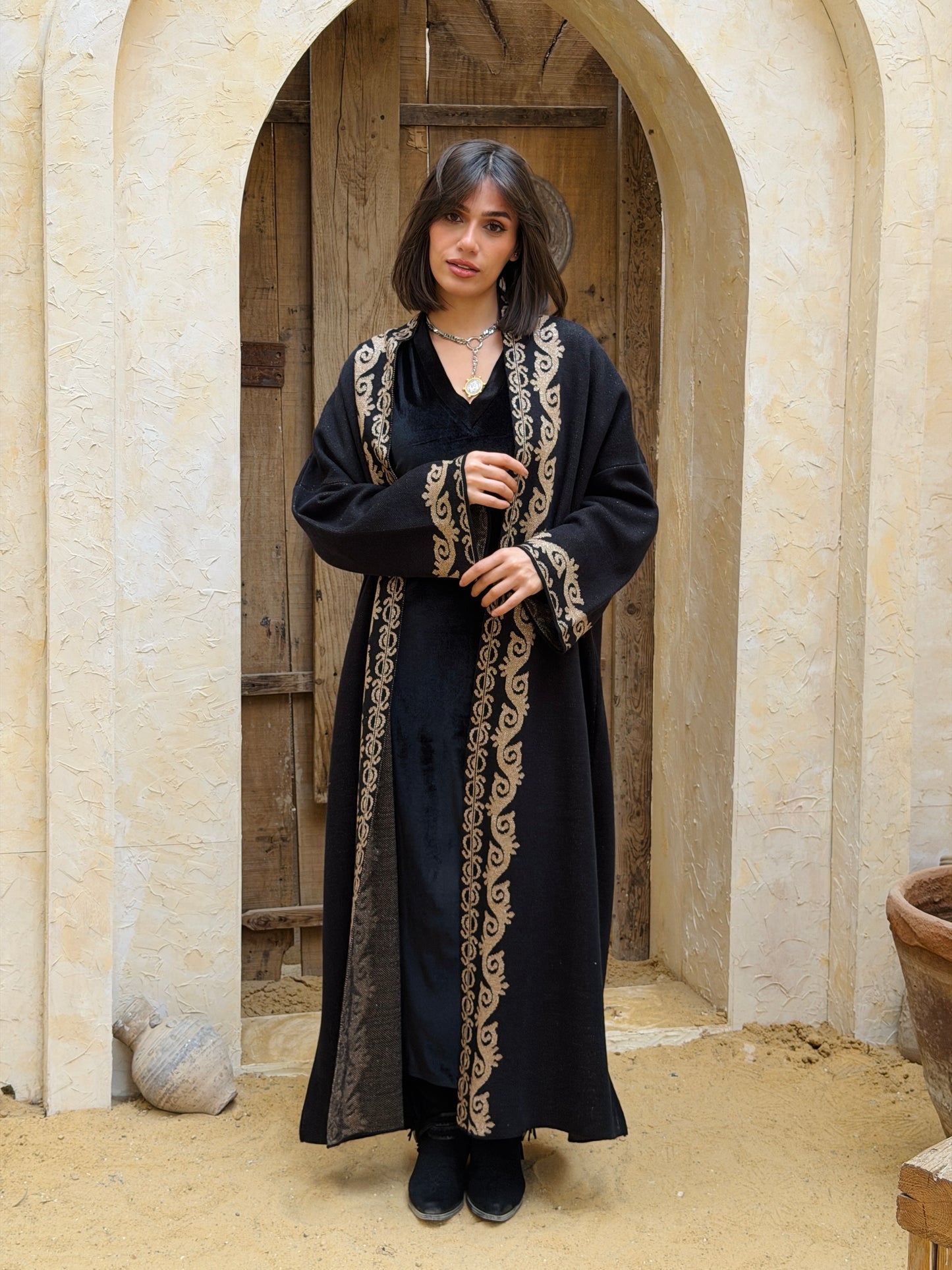 Sultana — سُلْطانة
Shimmering Knit Kaftan