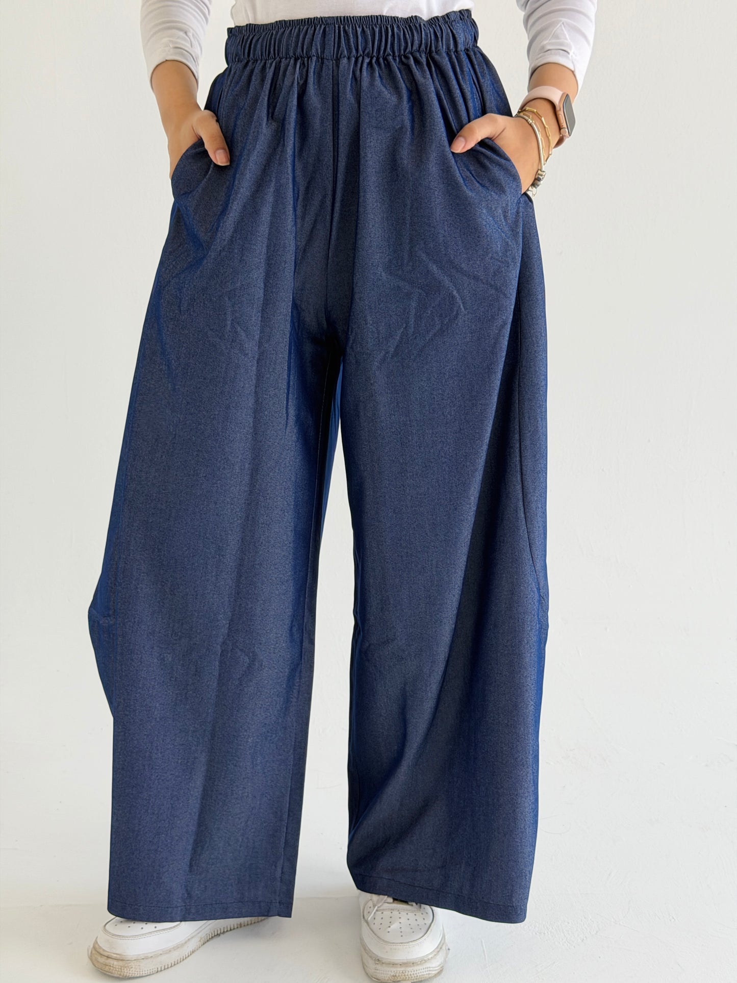 Relaxed Balloon Denim Pants
