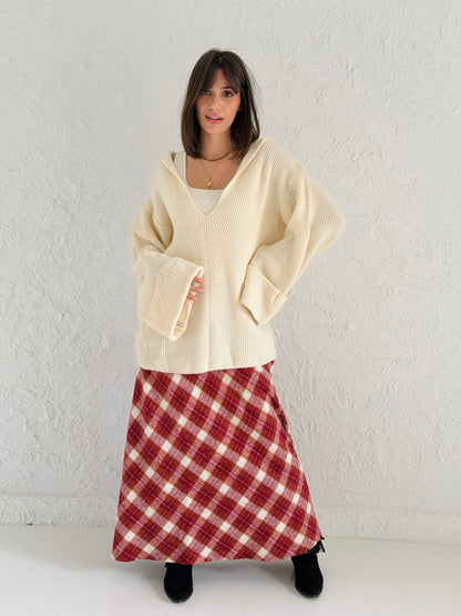 Hoodie V-Neck sweater
