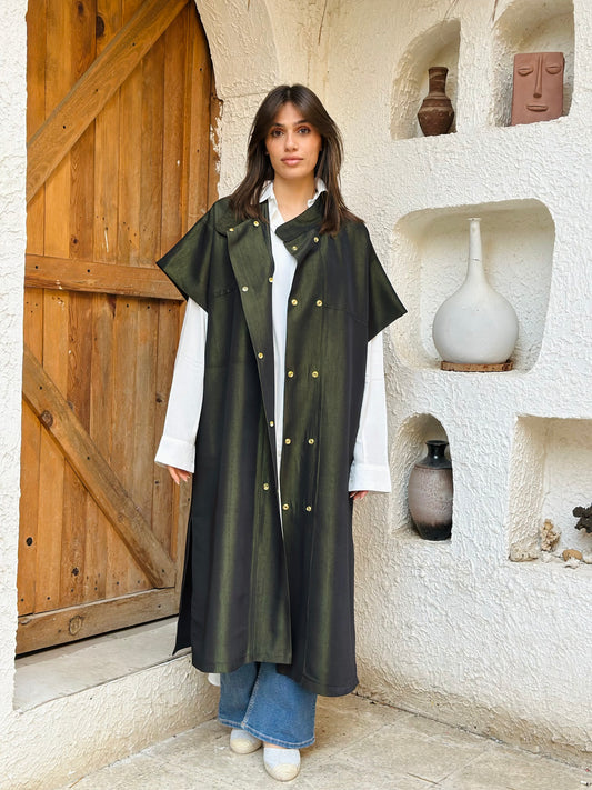 Mashka Taffeta Long Vest