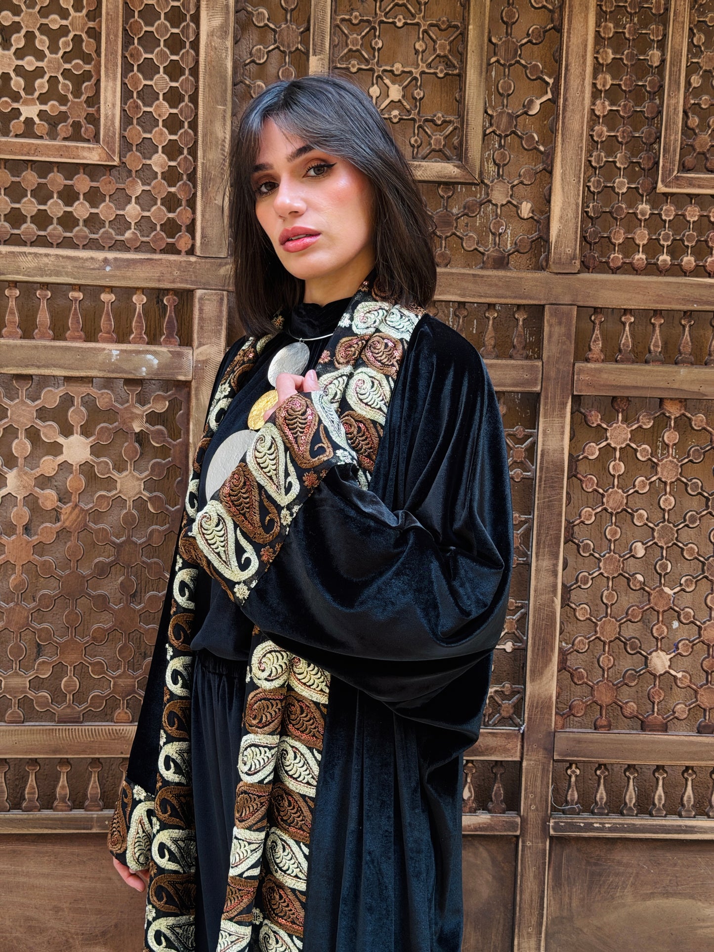 Velvet embroidery Kaftan سَلَام — Salam
