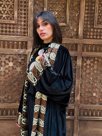 Velvet embroidery Kaftan سَلَام — Salam