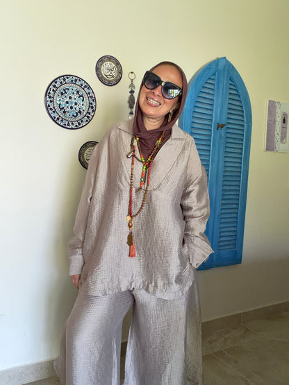 Sahara Crash Set in Warm Greige