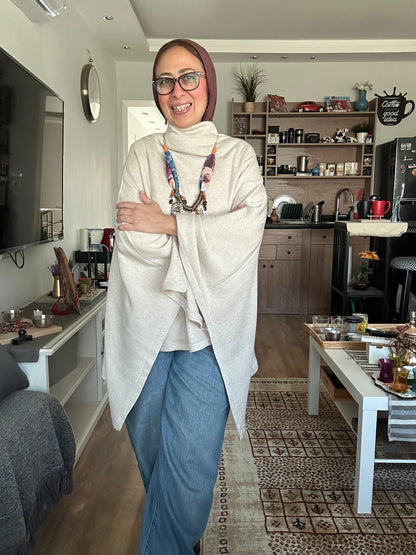 Winter Ease knit Cape