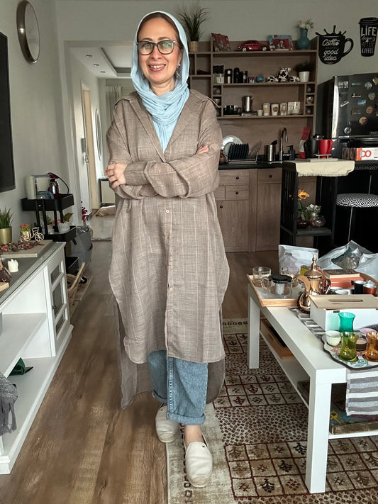 Coco Linen Shirt (caffè)