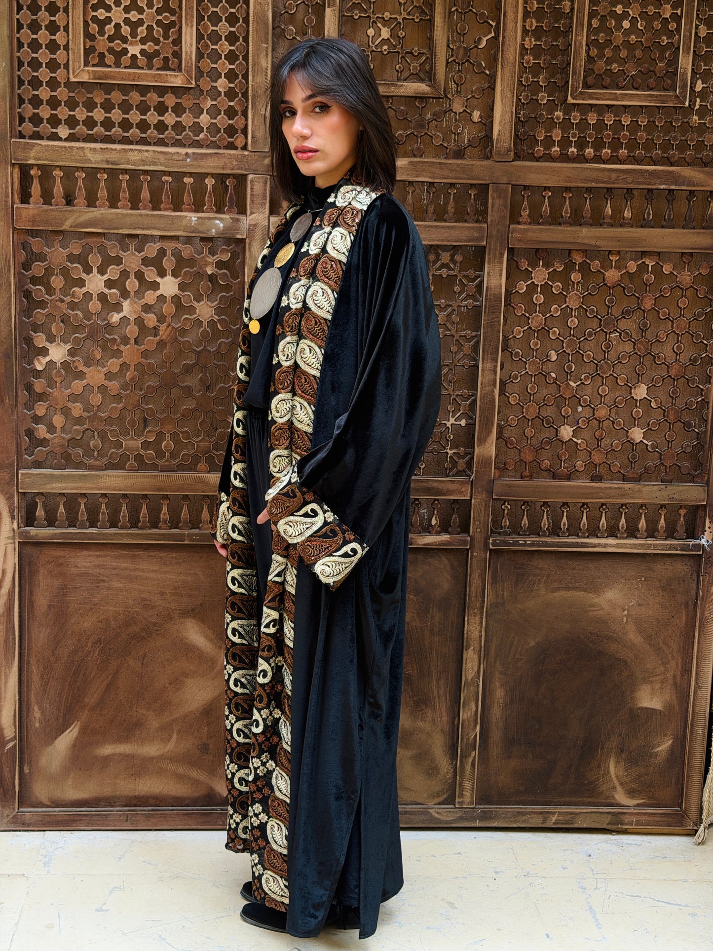 Velvet embroidery Kaftan سَلَام — Salam