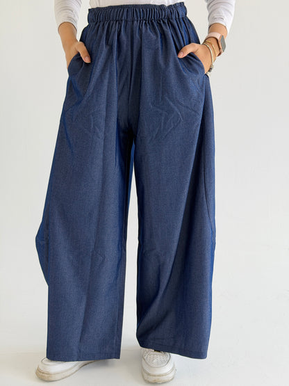Relaxed Balloon Denim Pants