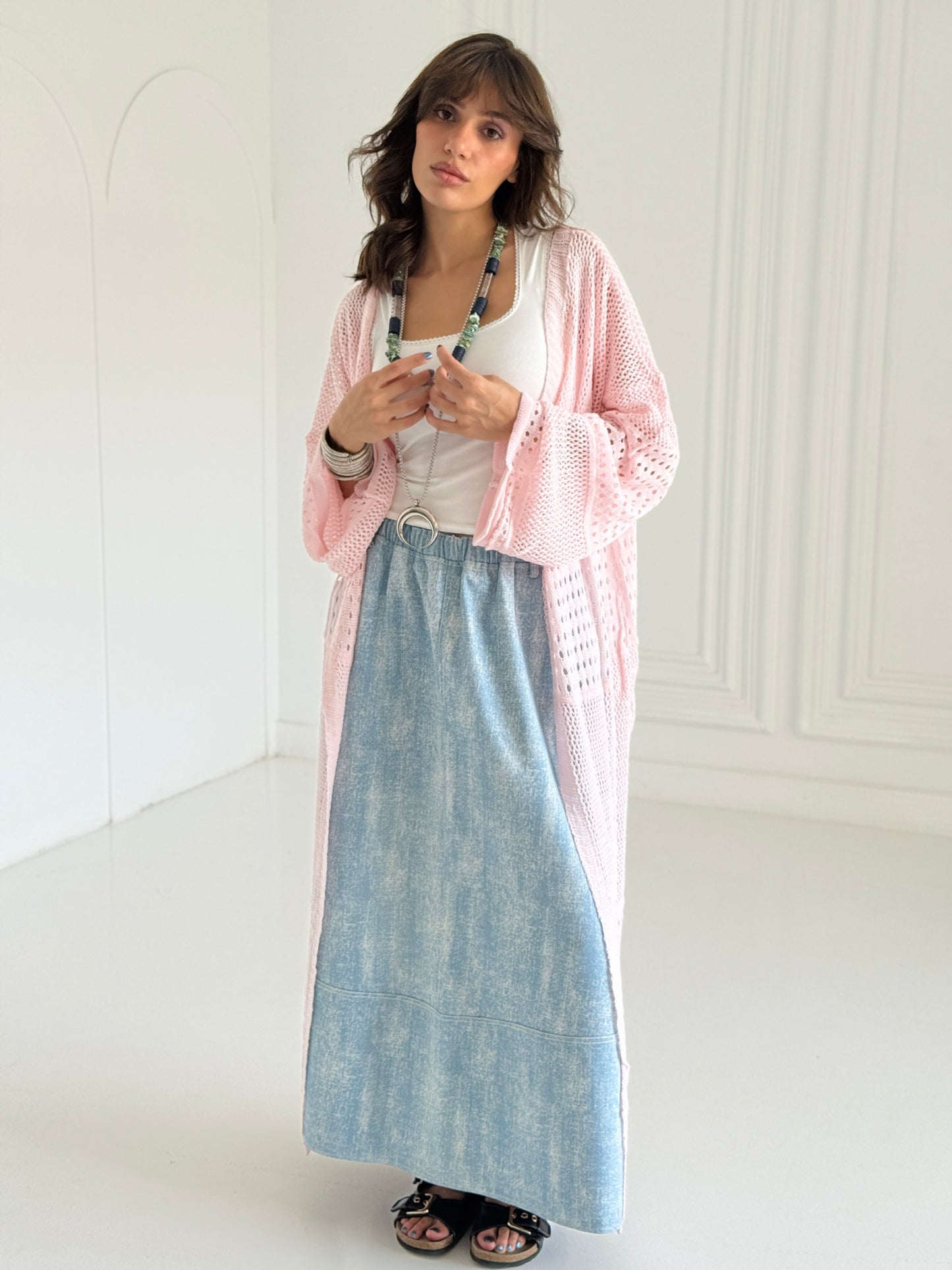 Porto Cotton Summer knit Cardigan