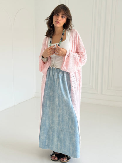 Porto Cotton Summer knit Cardigan