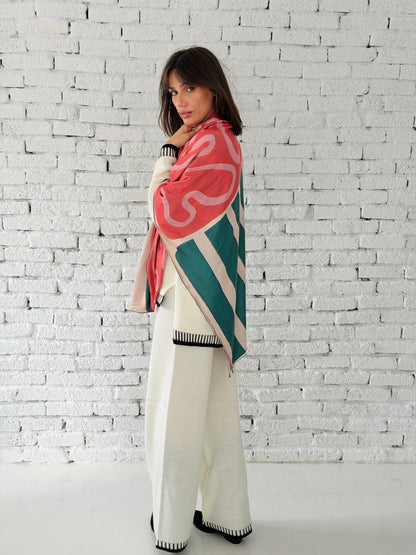 Paradise Double Face Wool Scarf