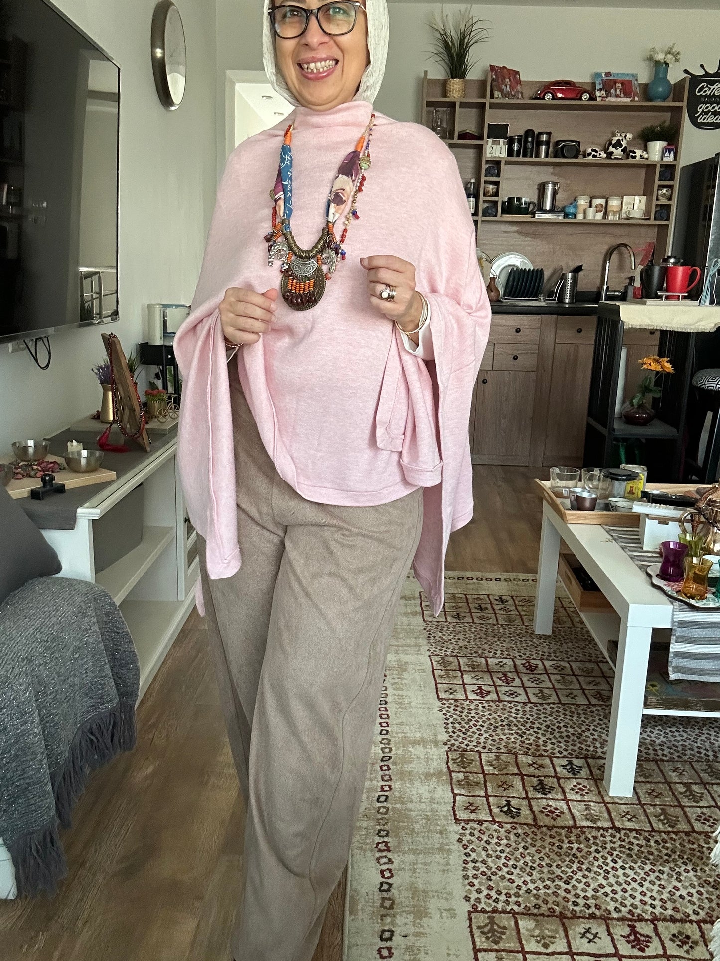 Winter Ease knit Cape