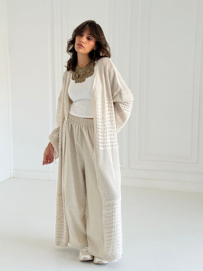Porto Cotton Summer knit Cardigan