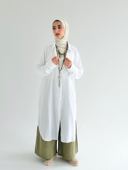 All season white shirt