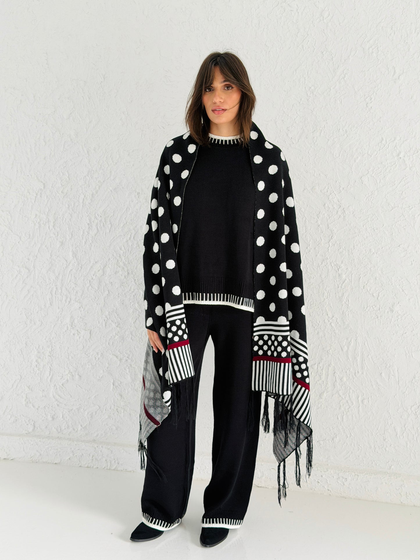 Polka Dots Long scarf