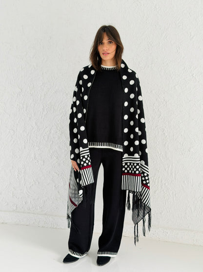 Polka Dots Long scarf