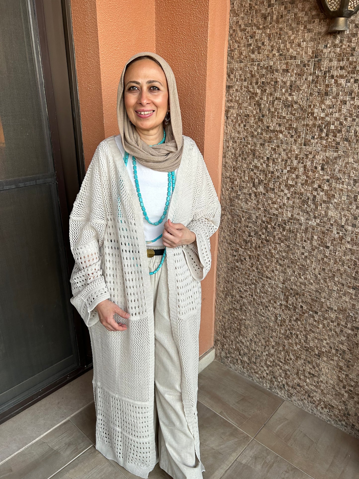 Porto Cotton Summer knit Cardigan