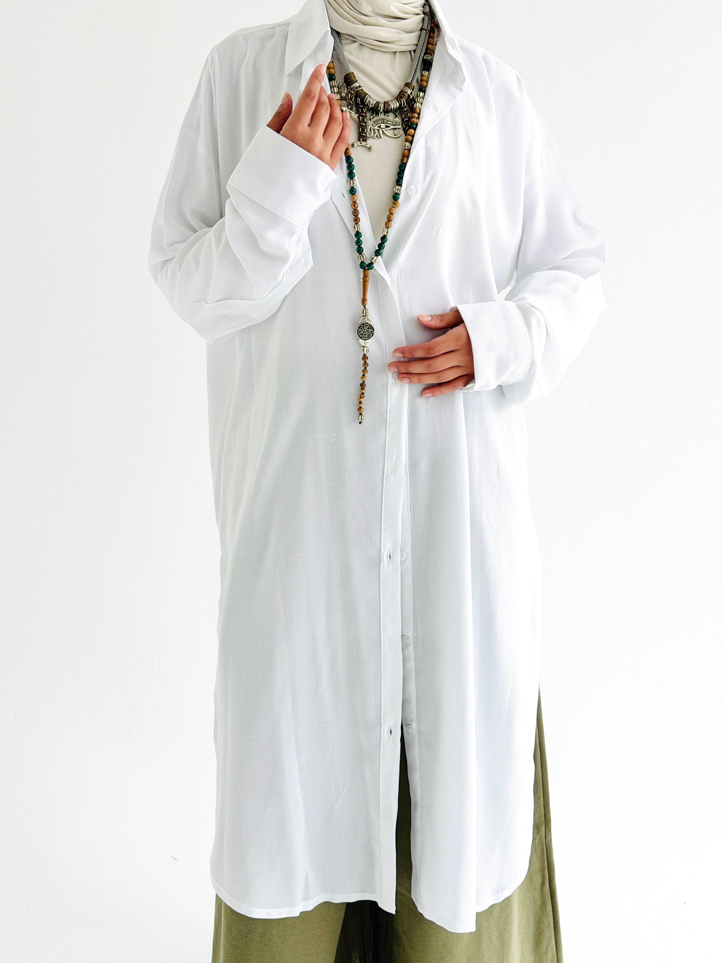 All season white shirt
