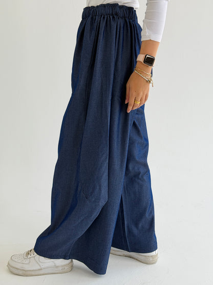 Relaxed Balloon Denim Pants
