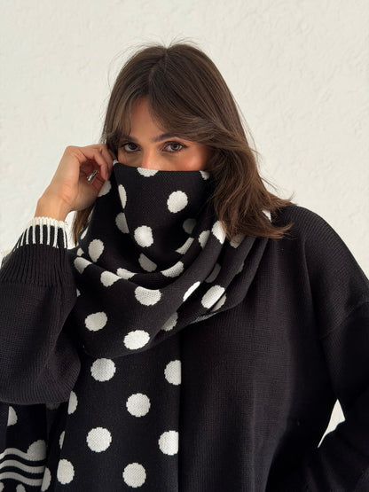 Polka Dots Long scarf