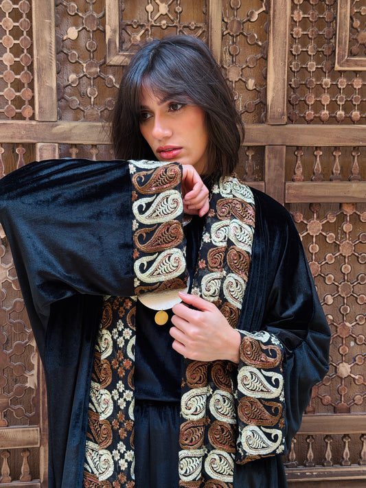 Velvet embroidery Kaftan سَلَام — Salam