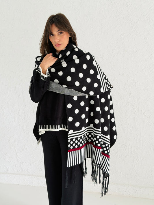 Polka Dots Long scarf