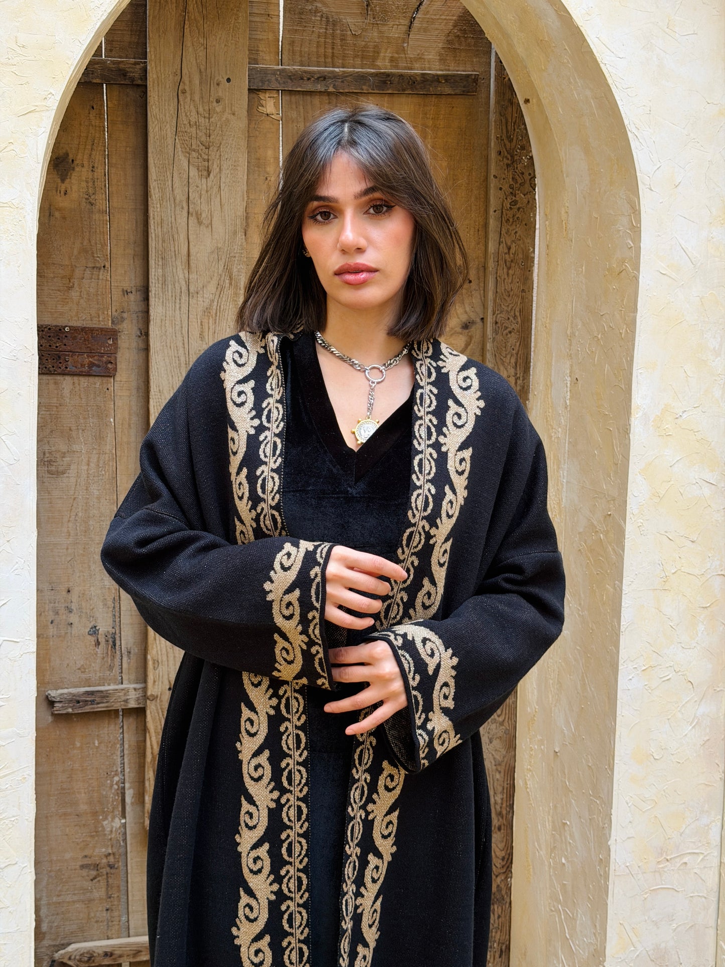 Sultana — سُلْطانة
Shimmering Knit Kaftan