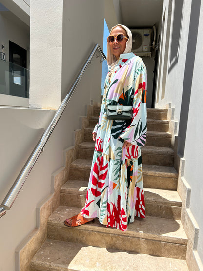 Cotton Feathers dress