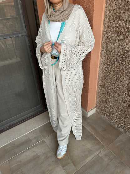 Porto Cotton Summer knit Cardigan