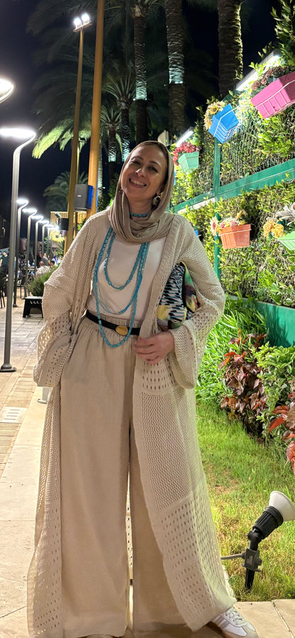 Porto Cotton Summer knit Cardigan