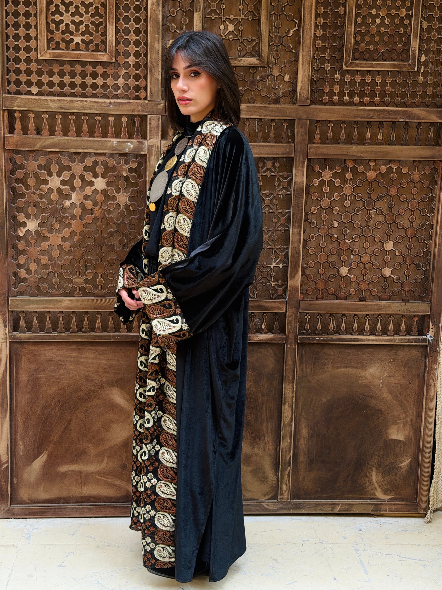 Velvet embroidery Kaftan سَلَام — Salam