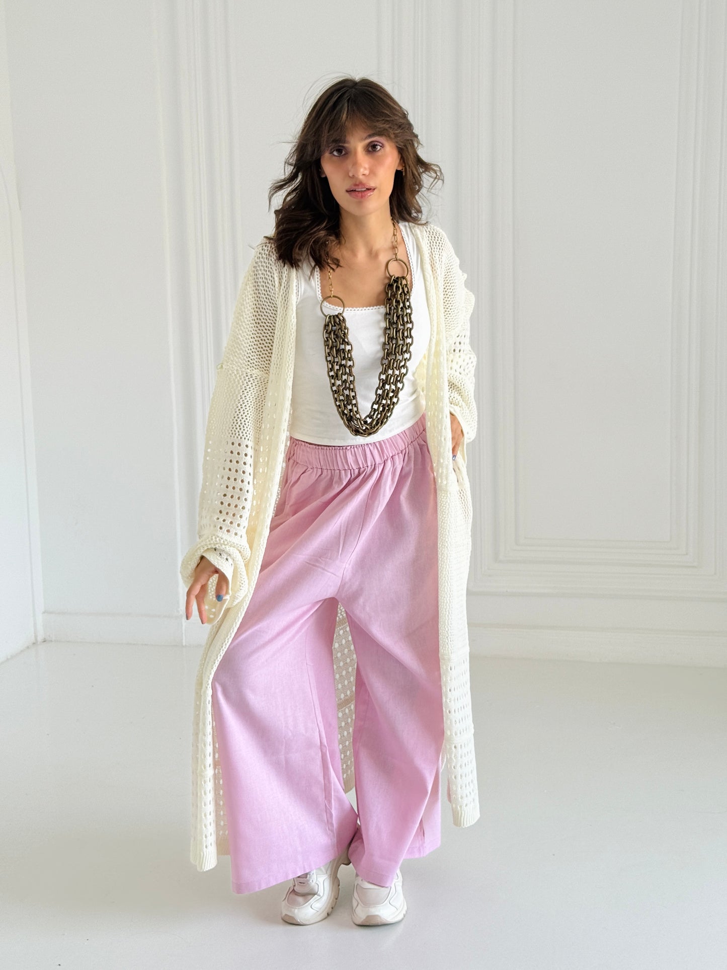 Porto Cotton Summer knit Cardigan