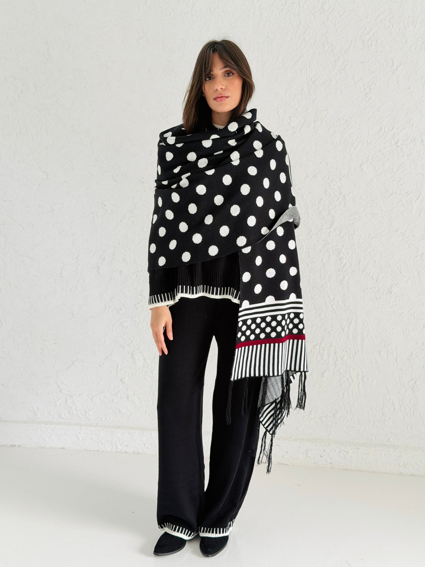Polka Dots Long scarf