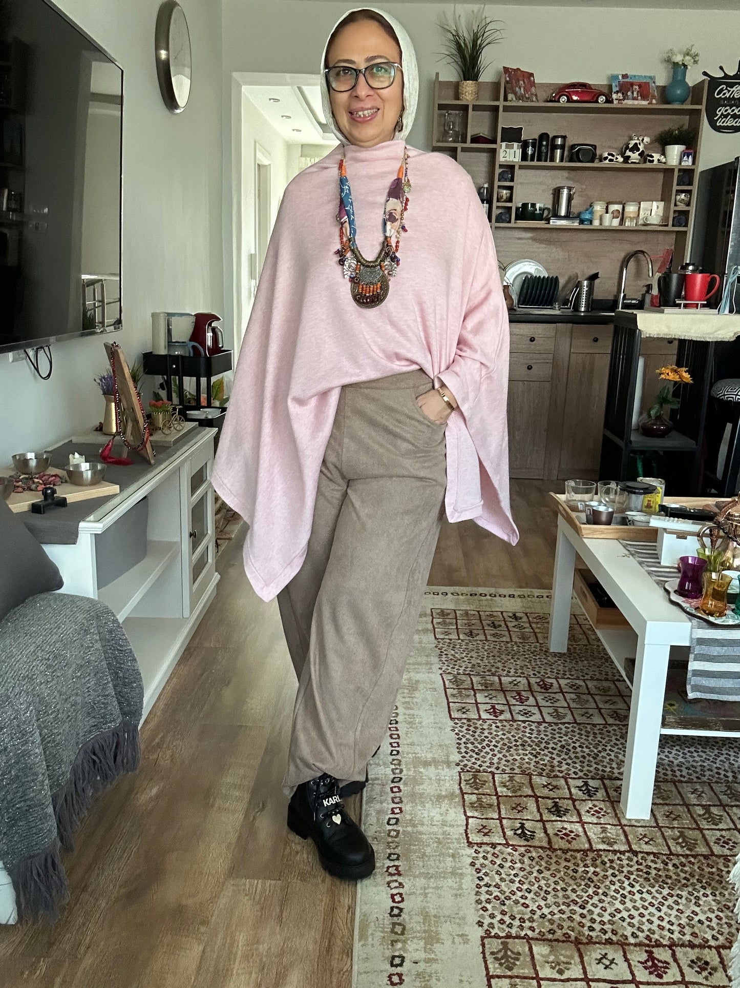 Winter Ease knit Cape