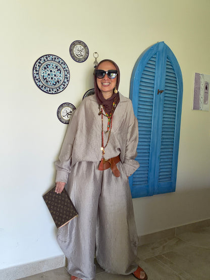 Sahara Crash Set in Warm Greige