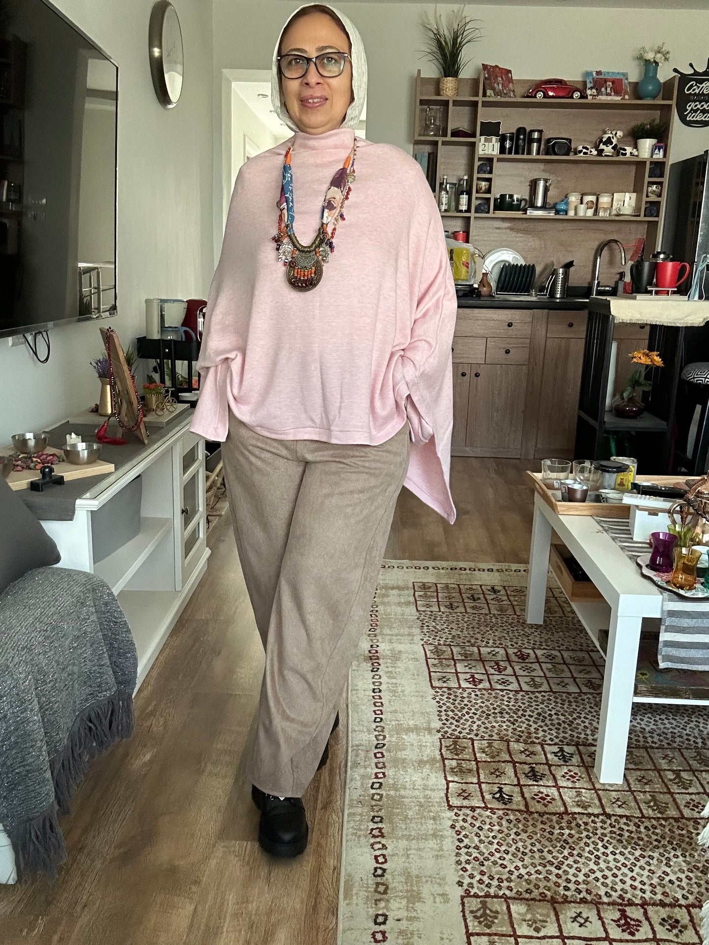 Winter Ease knit Cape