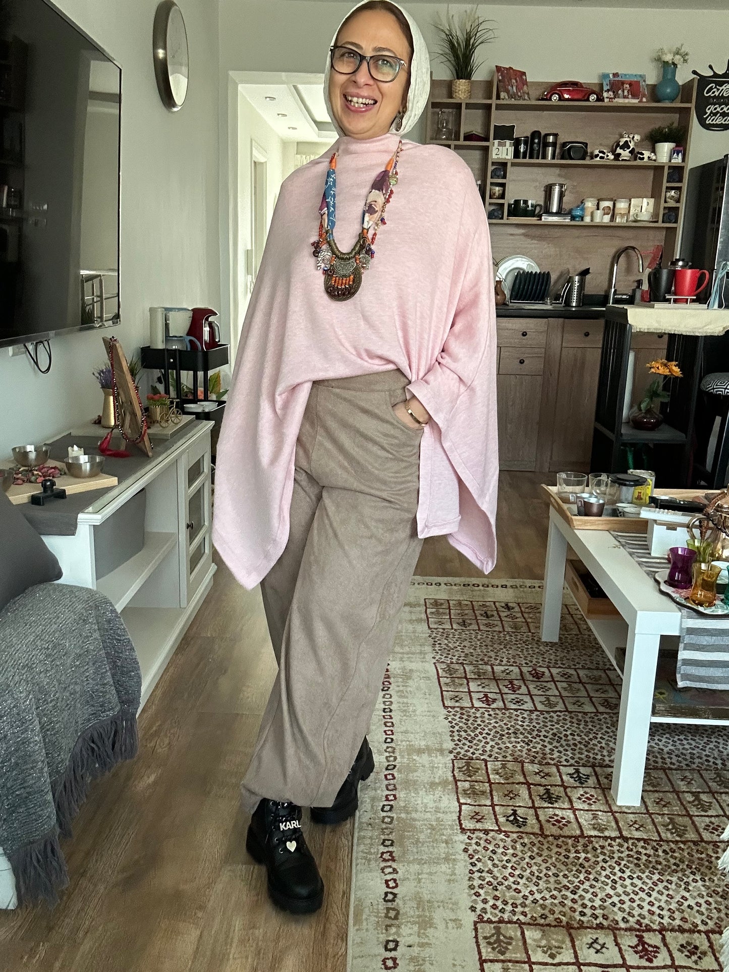 Winter Ease knit Cape